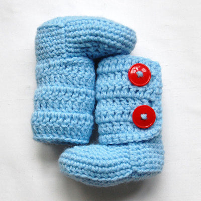 Baby Blue Booties