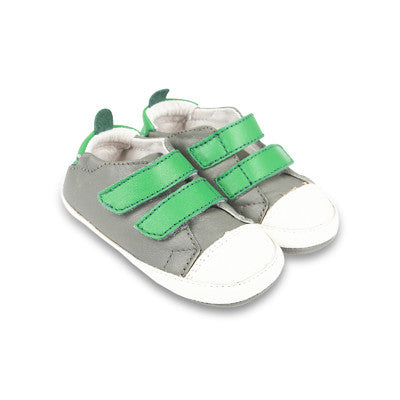 Beat Shoe in Grey and Green