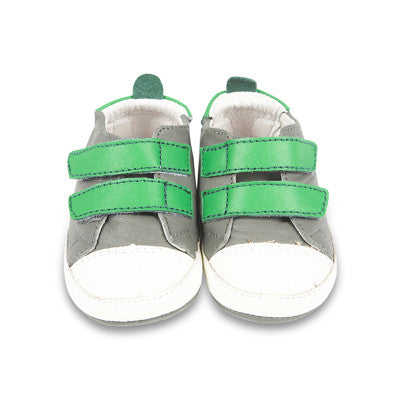 Beat Shoe in Grey and Green