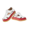 Blake Sandals in Red and White