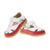 Blake Sandals in Red and White