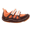 Dakota Orange Swirl Sandals