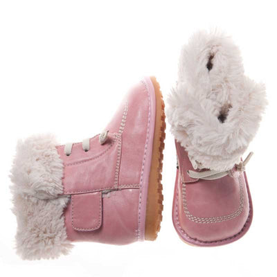 Felicity Squeaky Boots In Pink