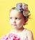 Handmade Rosette baby headband