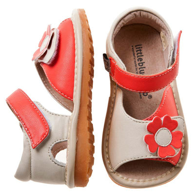 Gretel Girls Sandals In Salmon