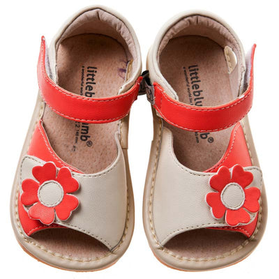 Gretel Girls Sandals In Salmon