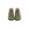 Wide strap Trainer in Olive and Brown