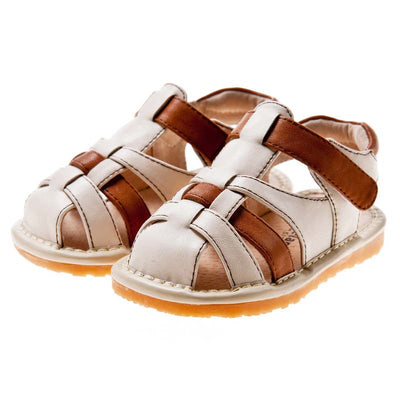 Jett Squeaky Sandals In Tan