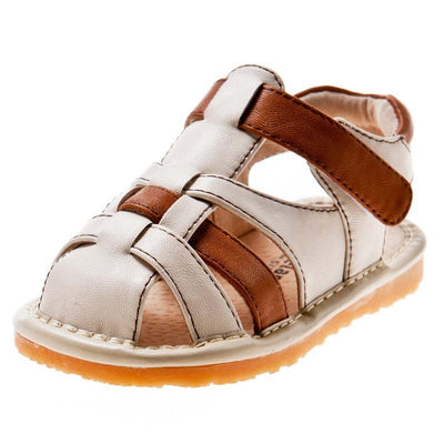 Jett Squeaky Sandals In Tan