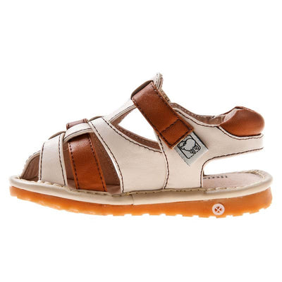 Jett Squeaky Sandals In Tan