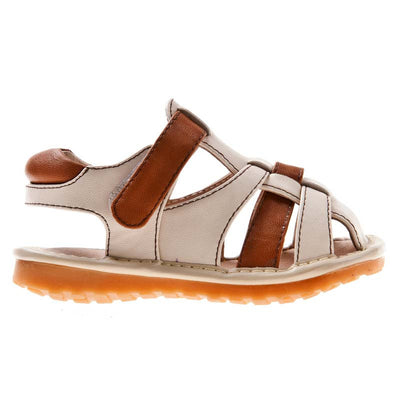 Jett Squeaky Sandals In Tan