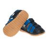 Jude Squeaky Sandals Black and Blue