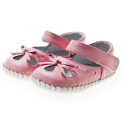 Lacy in Pink Baby Shoes