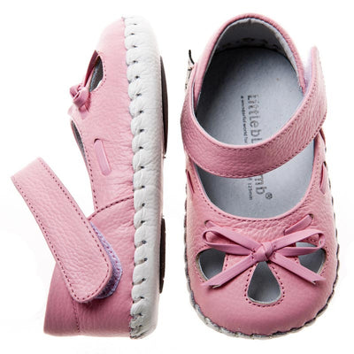 Lacy in Pink Baby Shoes