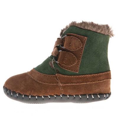 Logan Soft Sole Boots In Green