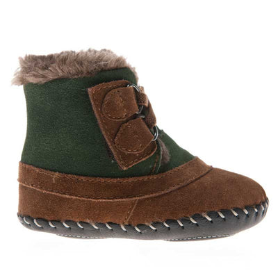 Logan Soft Sole Boots In Green