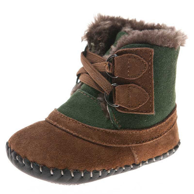 Logan Soft Sole Boots In Green