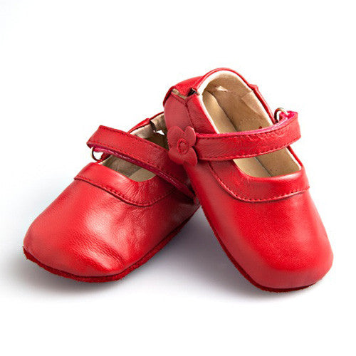 Red Infant Mary Janes