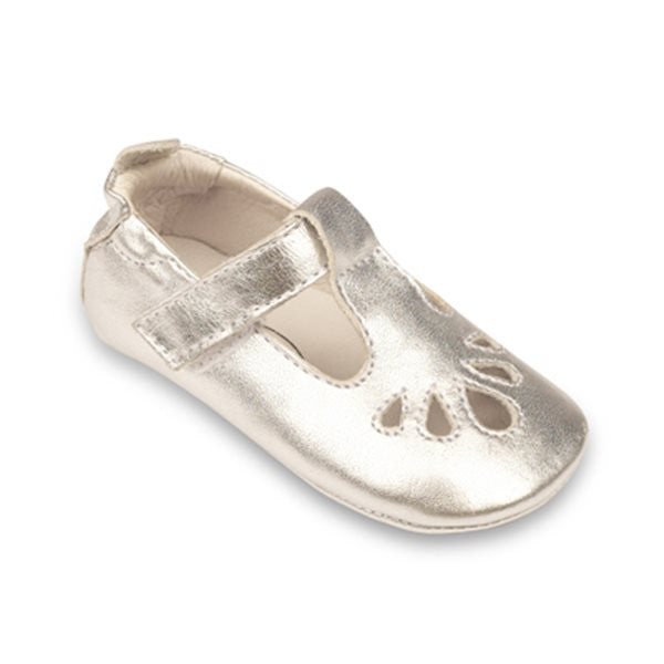 Silver T-Petal Shoe