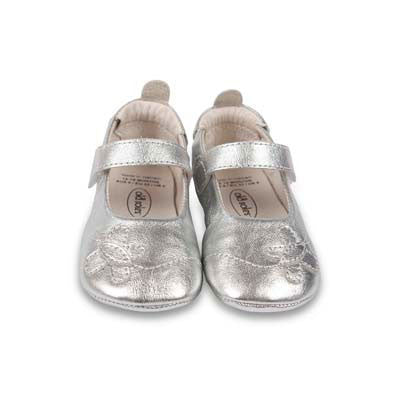 Silver Butterfly Mary Janes