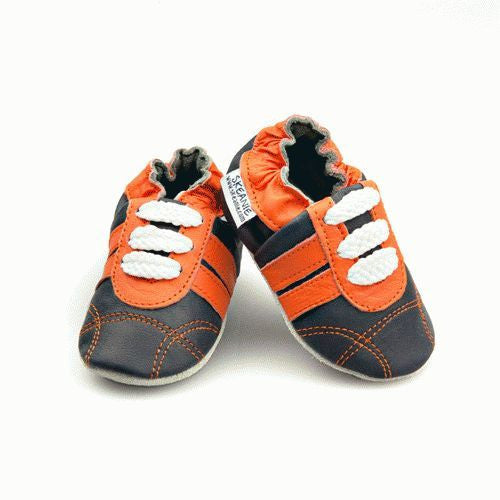 Orange Navy Sneakers