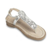 Paris Sandals in Disco Silver