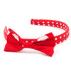 Headband Red Dot Bow