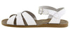 White Saltwater Sandals